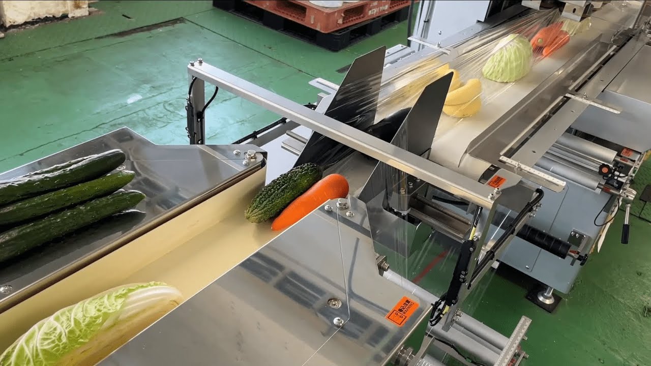 【野菜包装】シュリンクフィルムによる自動包装【興人フィルム&ケミカルズ】
